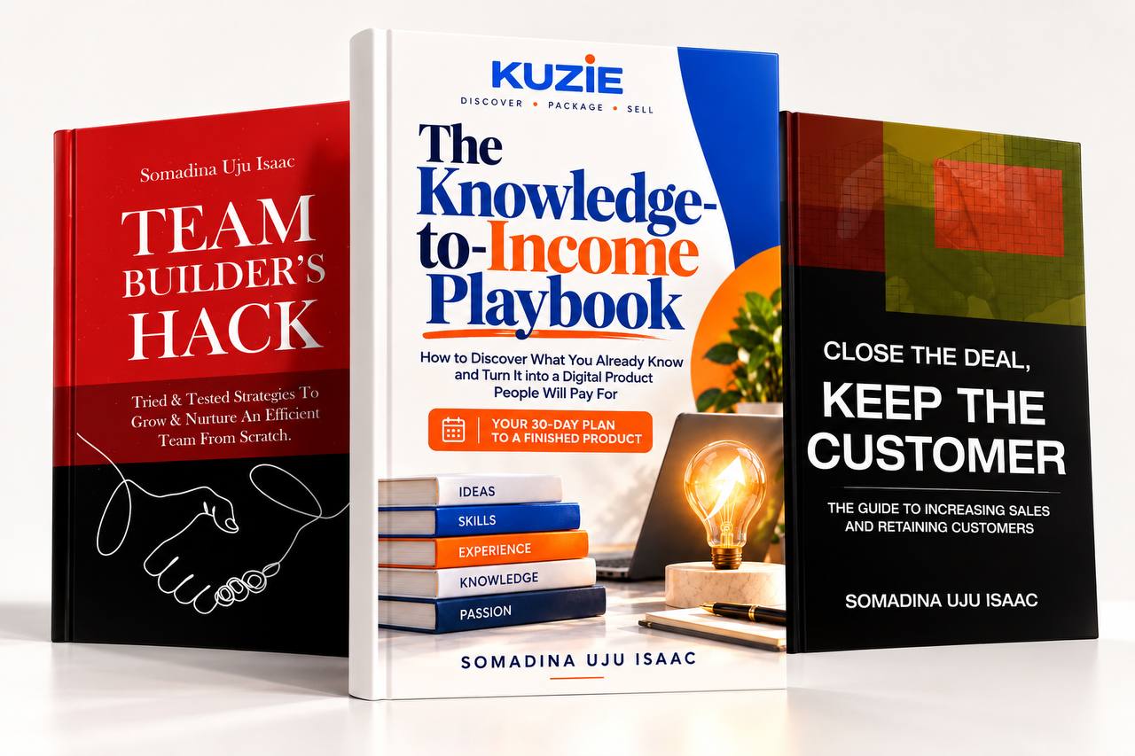 The Knowledge-to-Income Playbook with two bonus books