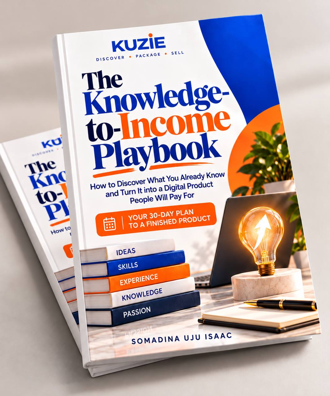 The Knowledge-to-Income Playbook book mockup